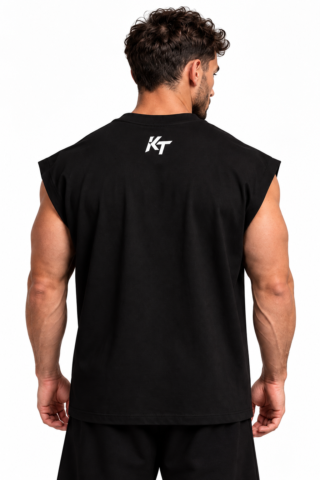 KNNCT Tank Top Oversize noir
