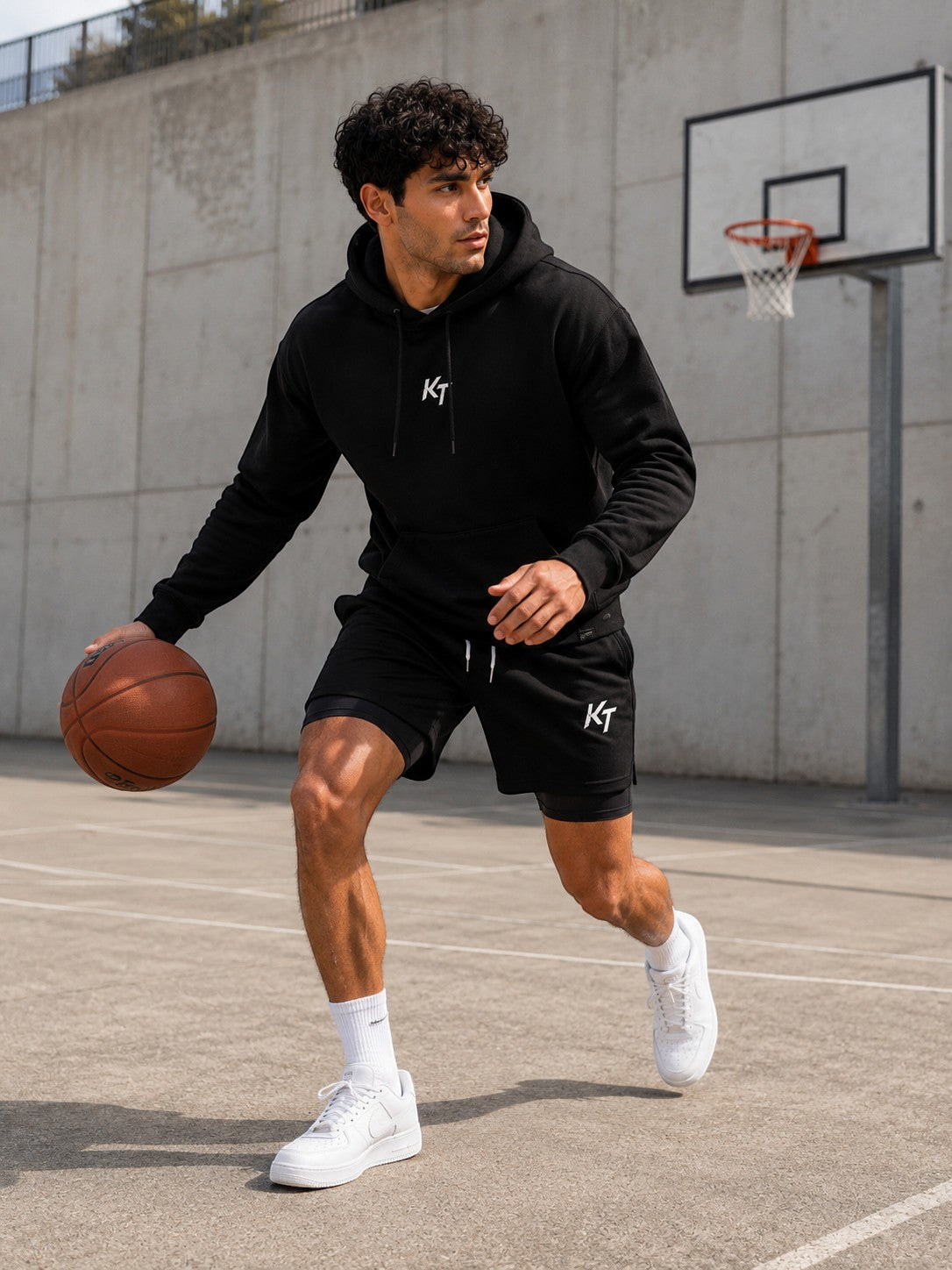 KNNCT Hoodie homme Oversize – Black Edition