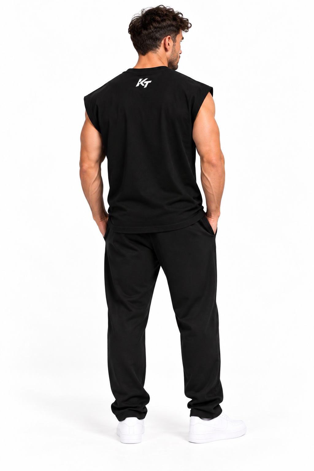 KNNCT Tank Top Oversize noir
