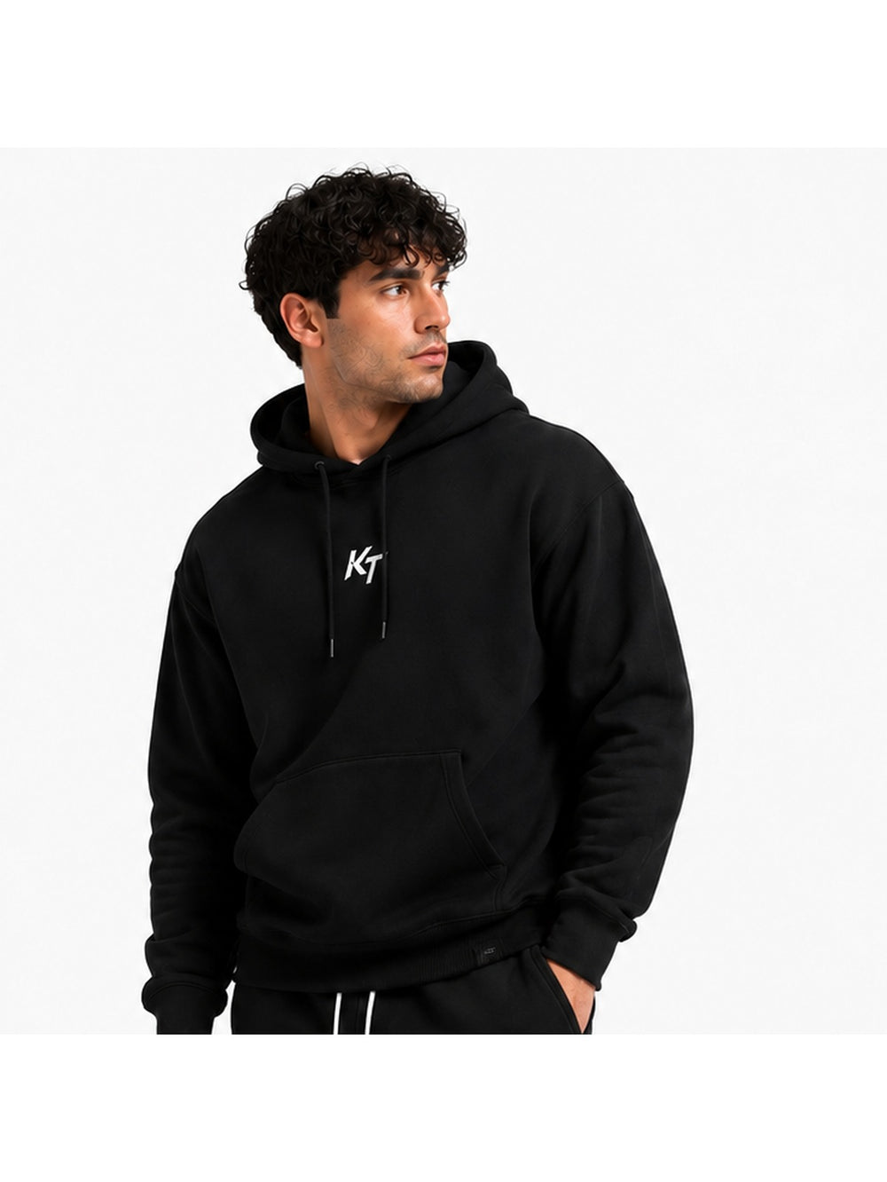 KNNCT Hoodie homme Oversize – Black Edition
