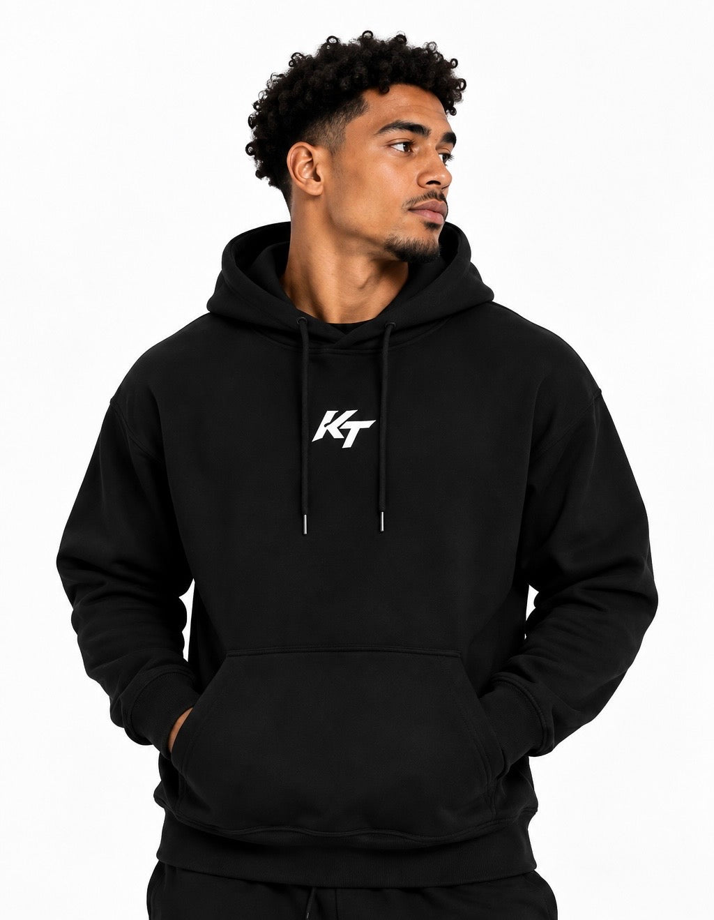 KNNCT Men's Oversize Hoodie – Black Edition