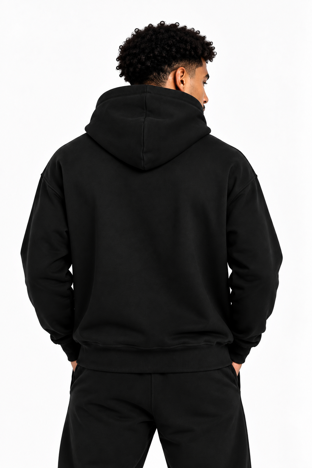KNNCT Men's Oversize Hoodie – Black Edition