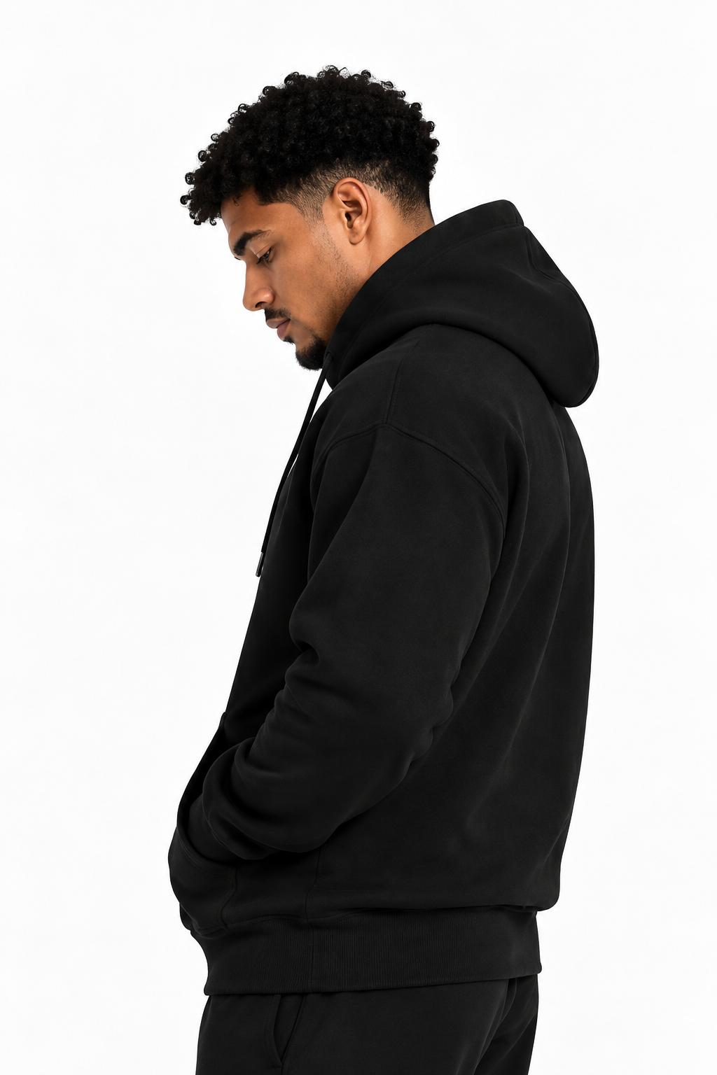 KNNCT Men's Oversize Hoodie – Black Edition