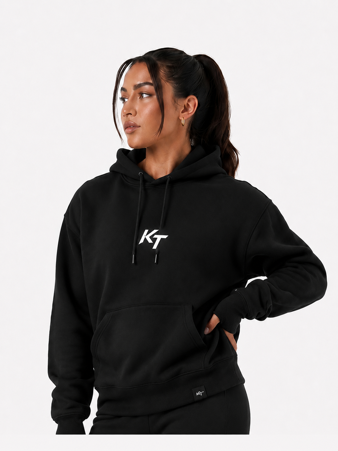 KNNCT Hoodie femme Oversize – Black Edition