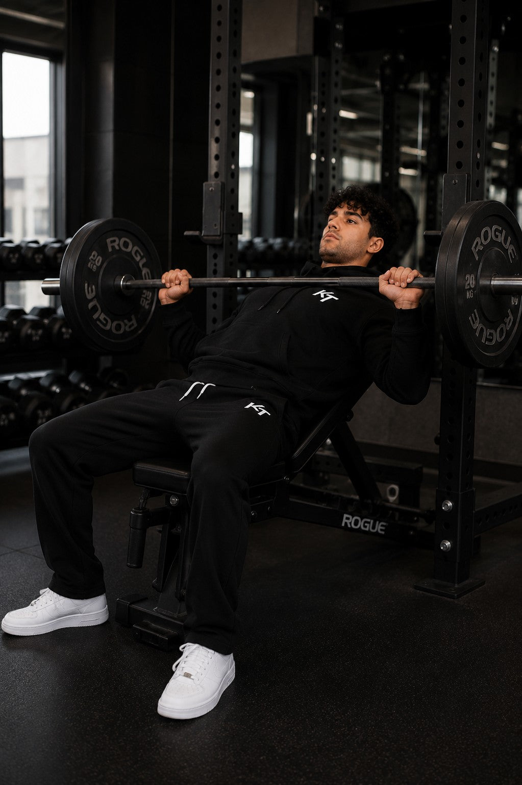 KNNCT Training Pants Relaxed straight fit – Black Edition