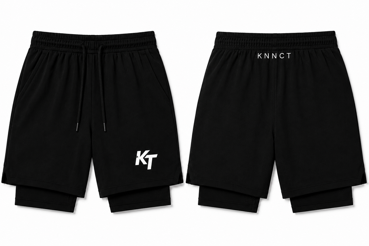 KNNCT Training Shorts – Black Edition