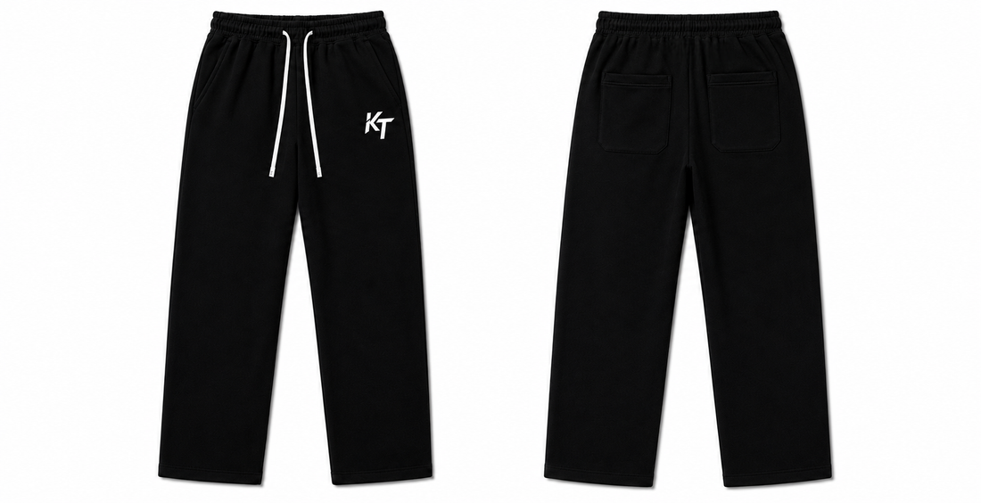 KNNCT Training Pants Relaxed straight fit – Black Edition