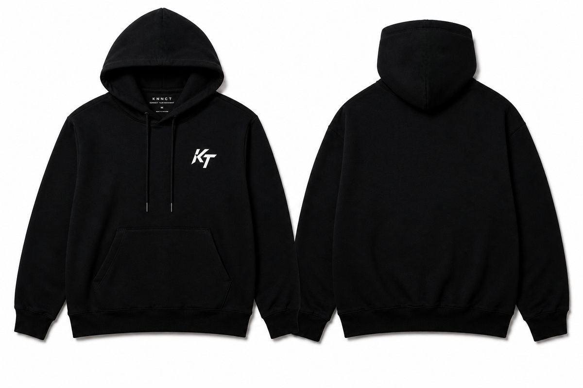 KNNCT Hoodie Oversize – Black Edition