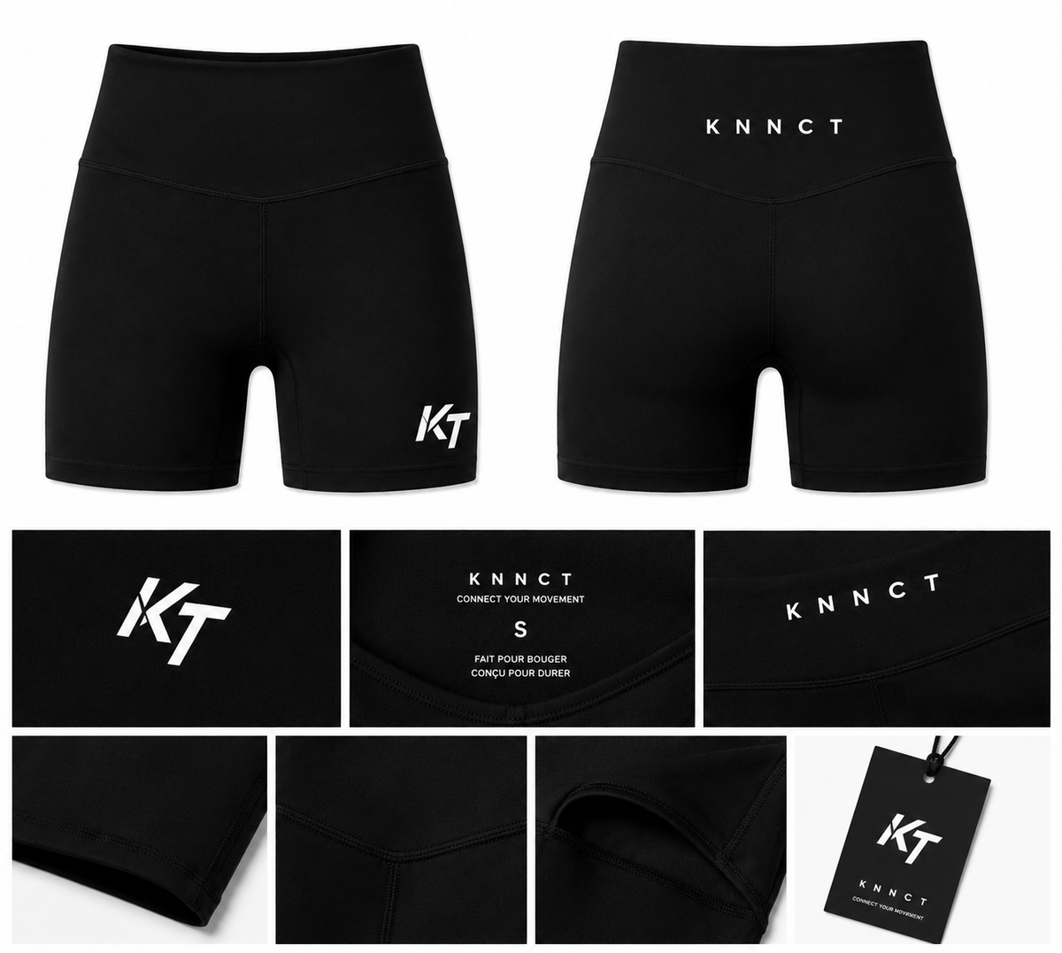 KT Sculpt Shorts – Black Edition