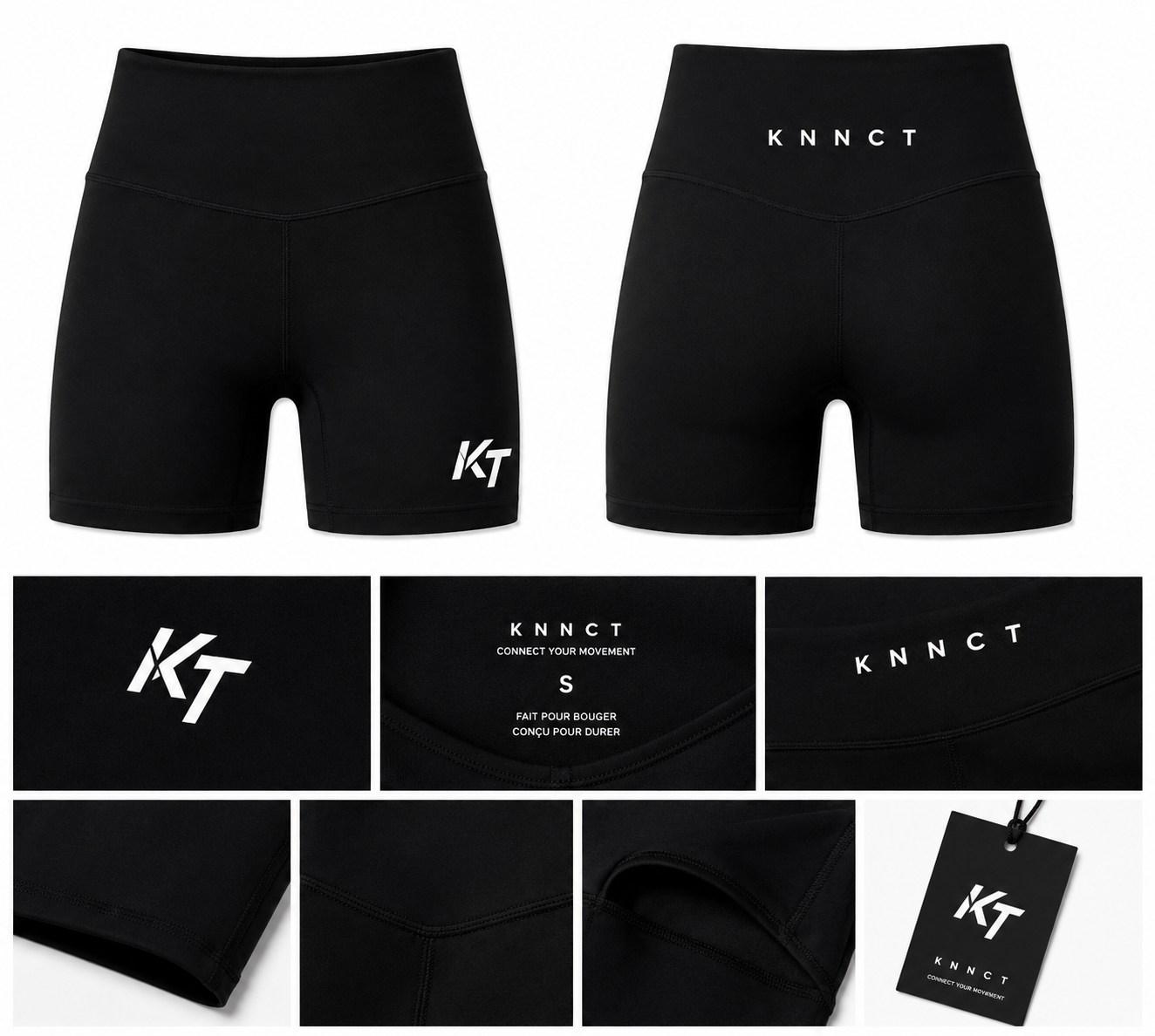 KT Sculpt Shorts – Black Edition