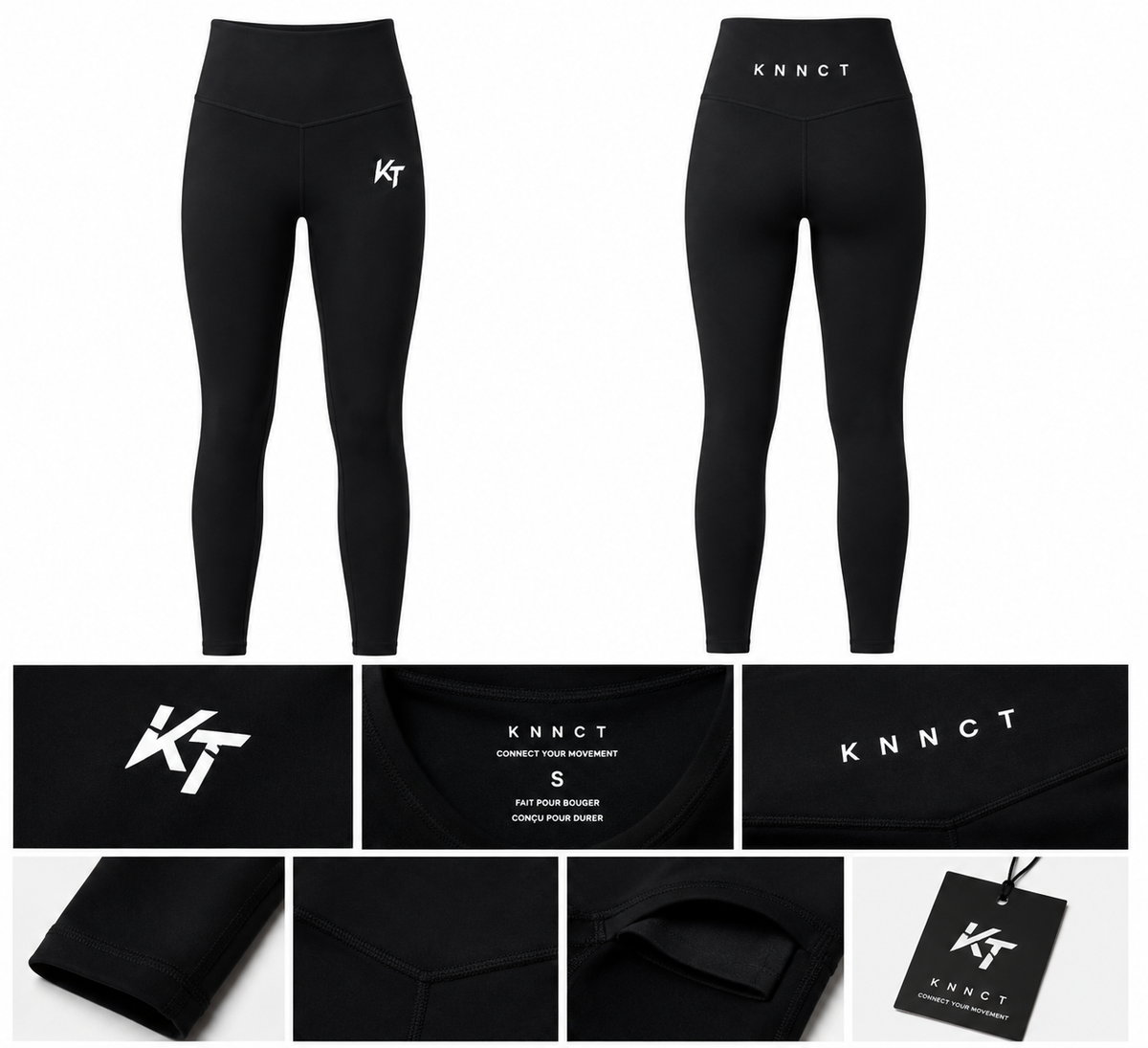 KT Sculpt Leggings – Black Edition