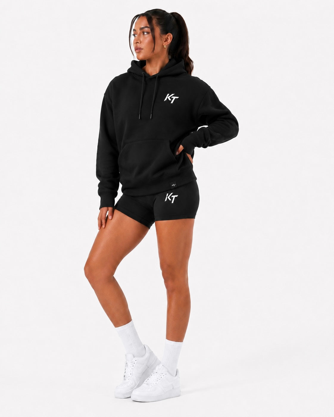 KNNCT Hoodie Oversize – Black Edition