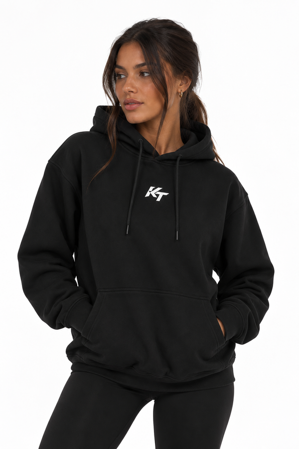 KNNCT Damen Oversize Hoodie – Black Edition