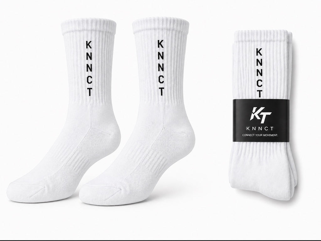 KNNCT Performance Socks – White Edition