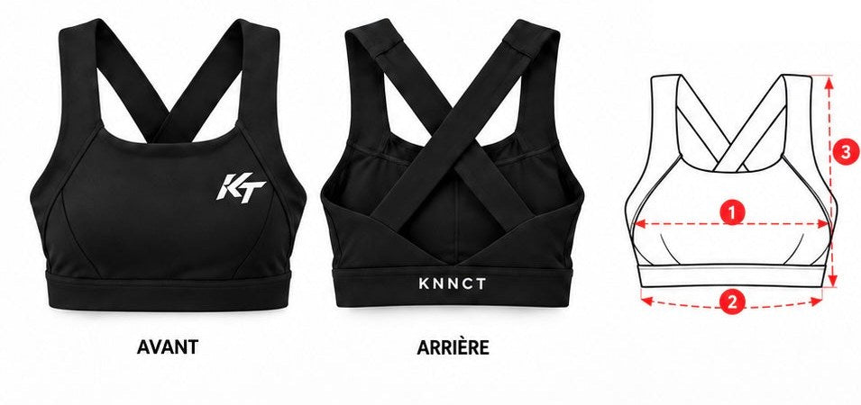 Comment mesurer — KNNCT Performance Bra – Black Edition