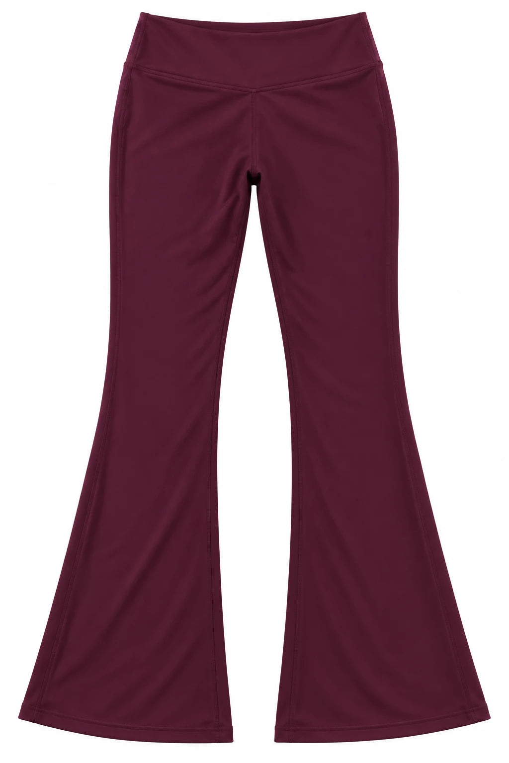 KNNCT Flare Pants prune, vue de face