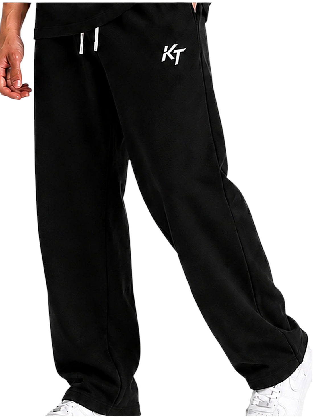 KNNCT Training Pants Relaxed straight fit – Black Edition
